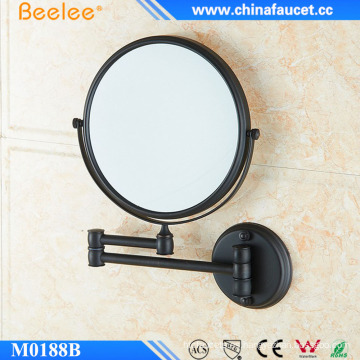 Espejo de pared de moda Espejo compacto retráctil negro